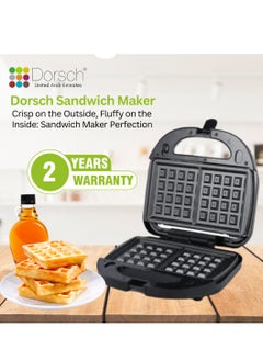 Danish Design 3-in-1 Sandwich Maker | Versatile Grill, Waffle & Toast Plates | Non-Stick Coating | High-Power, Adjustable Temperature Control | Indicator Lights, Compact & Space-Saving Design | Quick & Effortless Cleaning - pzsku/ZBCE735F7813DD25CC7DEZ/45/_/1715692606/5624e23d-2395-4742-9d68-fd2238f7bd0d