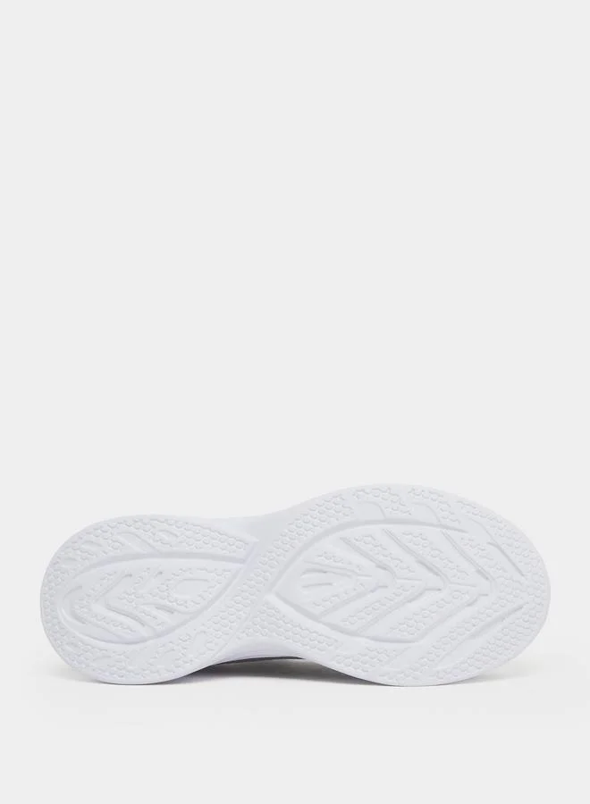 Styli Styli Textured Mesh Lace Up Sneakers