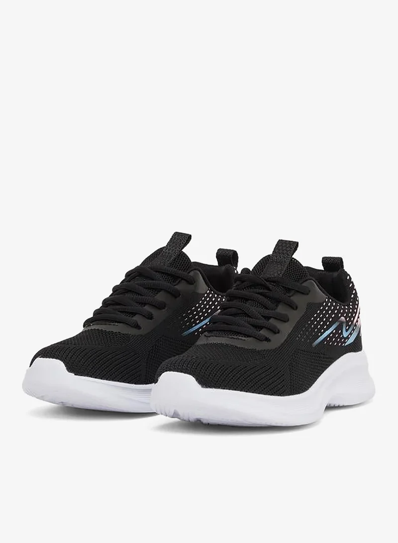 ستايلي اكتيف سنيكرز شبكي مزخرف برباط