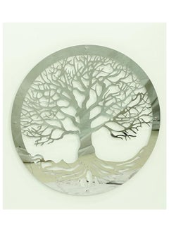 Metal Laser Cut Tree of Life Wall Art   89.5x89.5x1cm