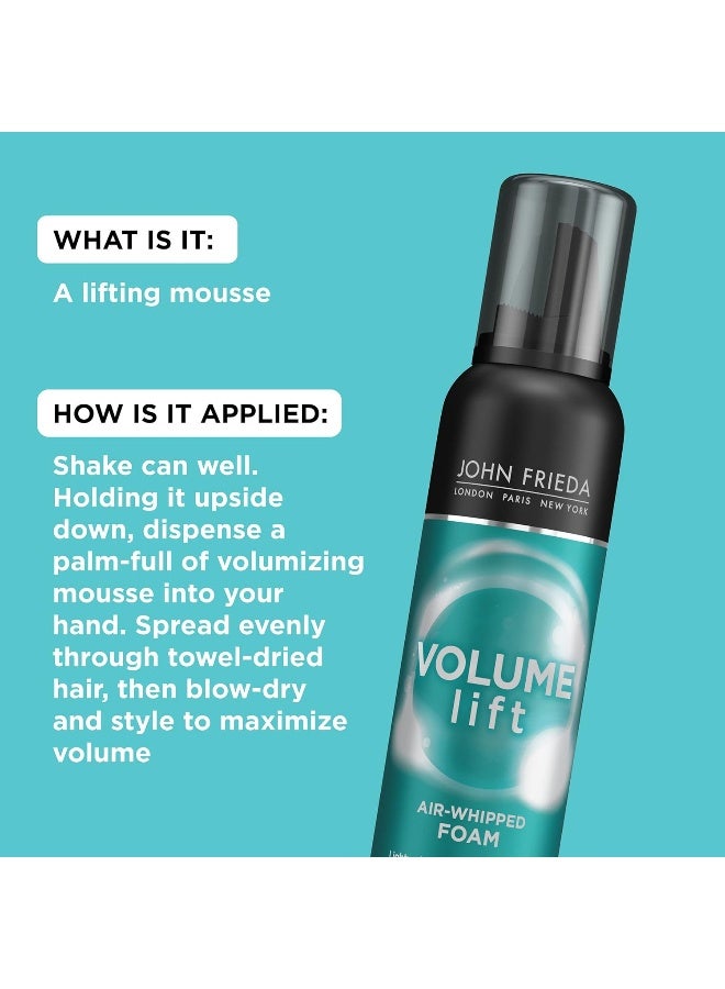 John Frieda Volume Lift Air Whipped Foam for Lightweight Fullness - Image 4
