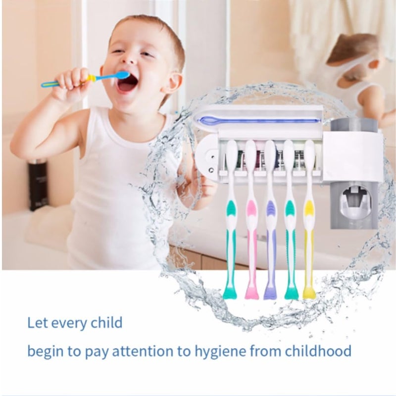 Drumstone (7 Years Warranty) Buy 1 Get 1 Fee Toothbrush Sterilizer: Reliable UV Sterilization with Holder to Maintain a Sanitary Bathroom. Effectively Eliminates Bacteria and Keeps Brushes Fresh - Image 3