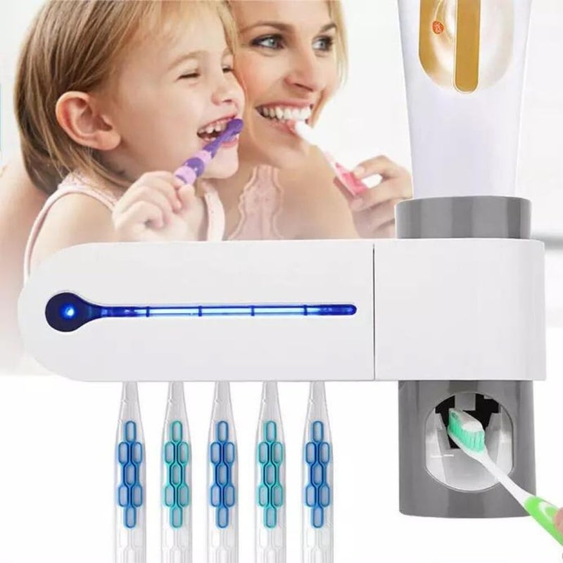 Drumstone (7 Years Warranty) Buy 1 Get 1 Fee Toothbrush Sterilizer: Reliable UV Sterilization with Holder to Maintain a Sanitary Bathroom. Effectively Eliminates Bacteria and Keeps Brushes Fresh - Image 4