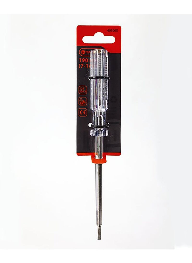 Tactix Tester Clear and Silver 125-250 V 190 mm  - Image 2