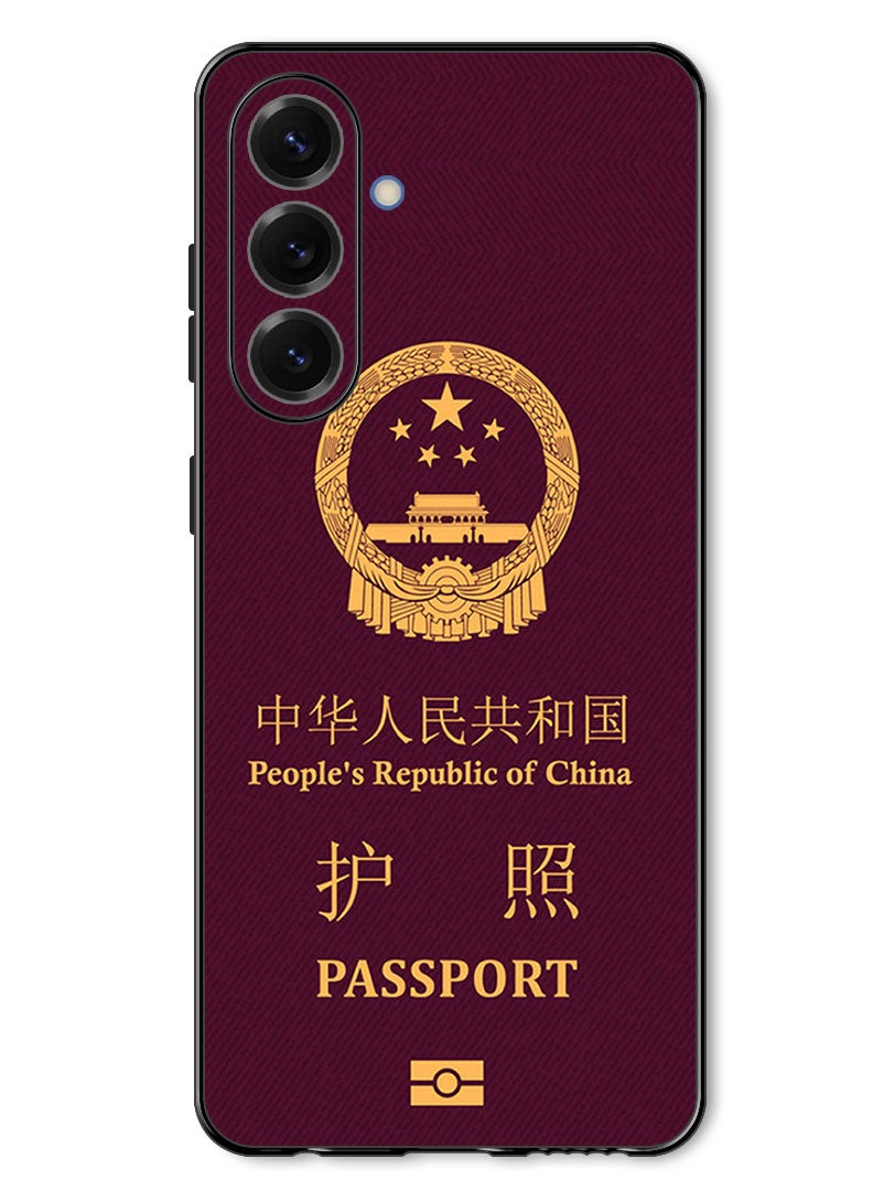 Theodor Case Compatible with Samsung Galaxy A37 Protection Shockproof Bumper Cover China Passport - Image 1