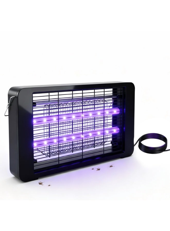 أرابايت مصيدة الذباب الكهربائية Bug Zapper، مصيدة البعوض الكهربائية الداخلية، مصيدة الفاكهة للمنزل والمطاعم والمطبخ والحديقة بقوة 20 وات - Image 1