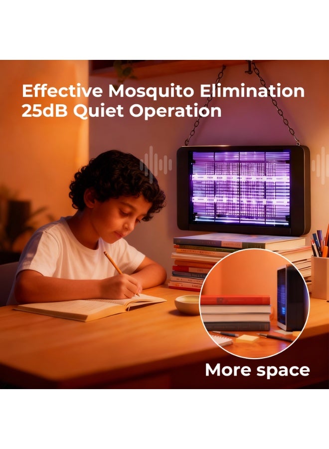 أرابايت مصيدة الذباب الكهربائية Bug Zapper، مصيدة البعوض الكهربائية الداخلية، مصيدة الفاكهة للمنزل والمطاعم والمطبخ والحديقة بقوة 20 وات - Image 4