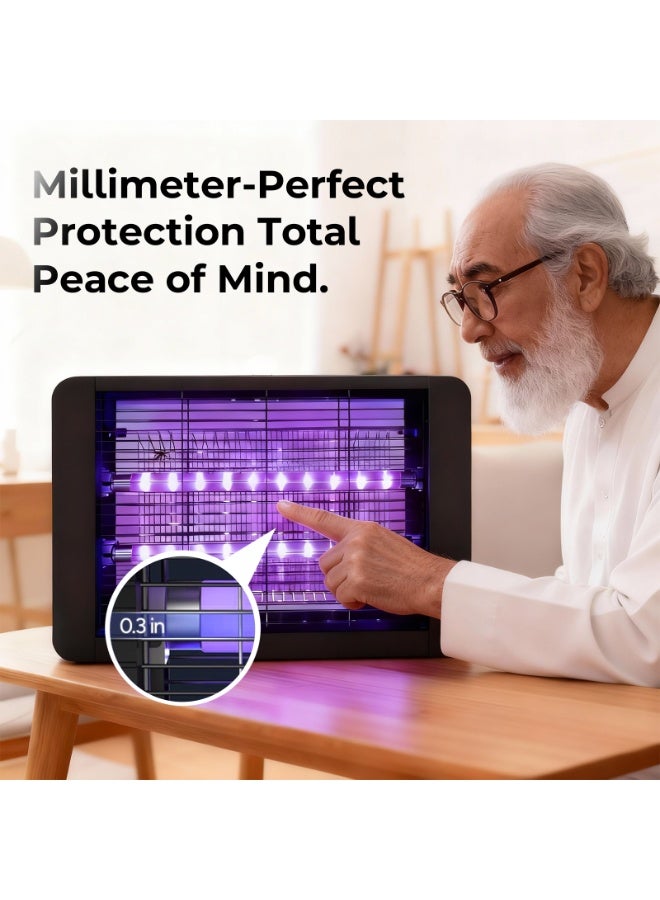 أرابايت مصيدة الذباب الكهربائية Bug Zapper، مصيدة البعوض الكهربائية الداخلية، مصيدة الفاكهة للمنزل والمطاعم والمطبخ والحديقة بقوة 20 وات - Image 5