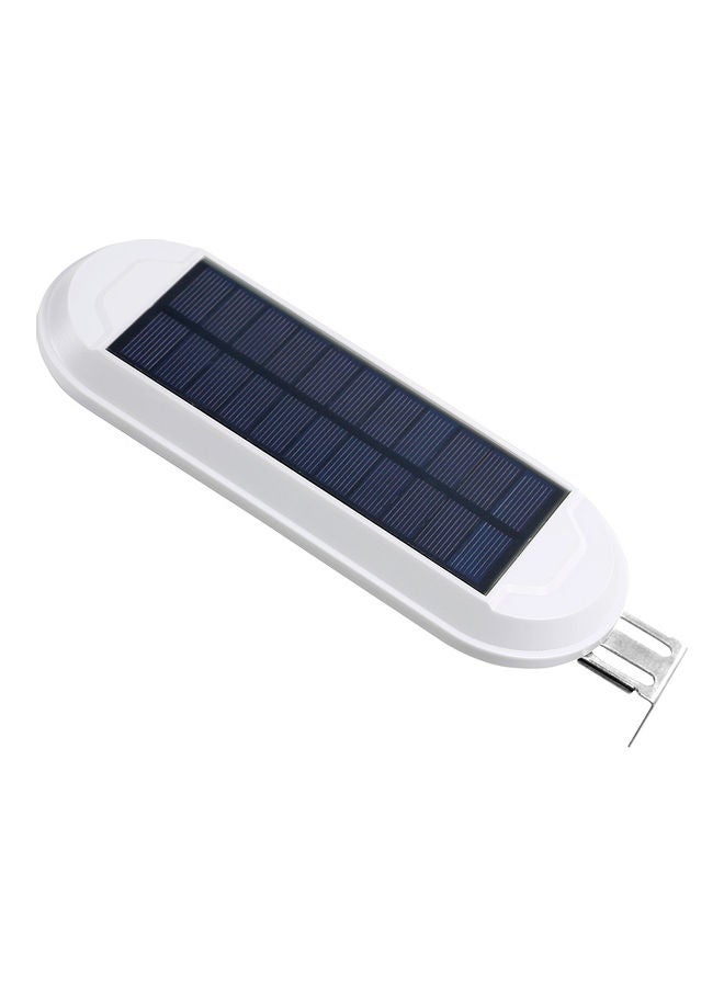 NIBEMINENT 18-LED Solar Powered Floodlight White 23.5x4.5x8.5cm - Image 1