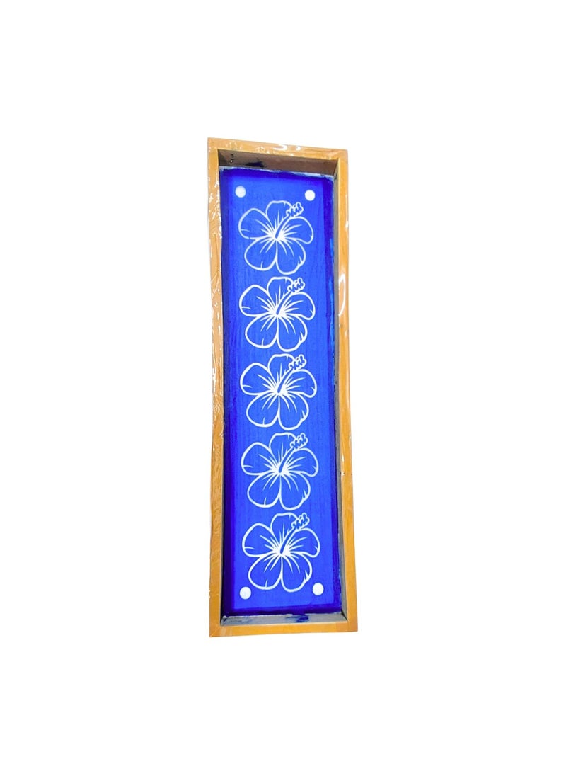 anciently Anciently Shoe Flower Border Rangoli Stencil Wooden, Rangoli Sacha Wooden, 1 Piece (17x5 Inches)  - Image 5