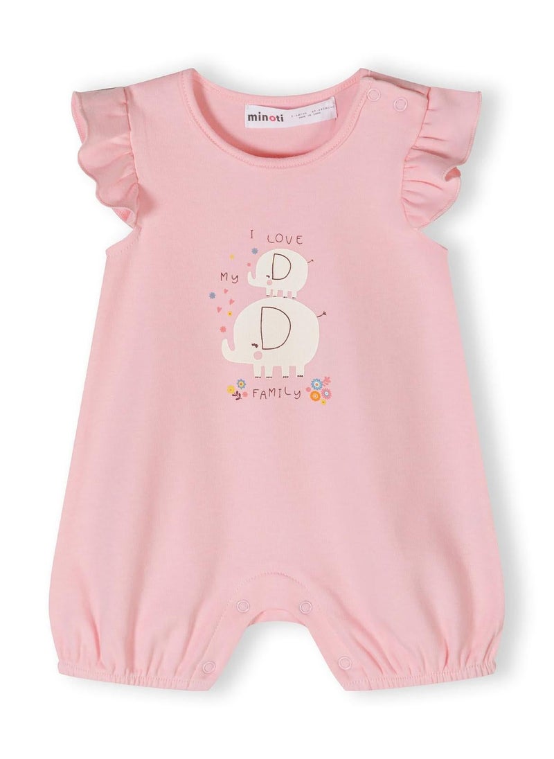 MINOTI 2-Pack Baby Rompers with Ruffle Sleeves and Snap Closures  - Image 4
