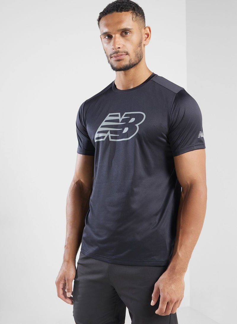 New Balance Printed Run T-Shirt - Image 3