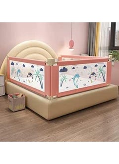 Generic Kids-Toys Crib Guardrail for Playpen and Crib Rails, One Side - Size:180cm (Pink) 
