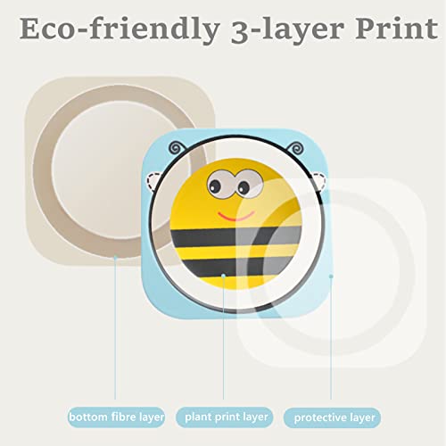 Lyellfe 6 Pack Bamboo Bowls, 10 Oz Unbreakable Bowl, Fun Bowl Tableware Cereal Bowls for Soup Noodle Pasta, BPA Free, Dishwasher Safe - Image 4