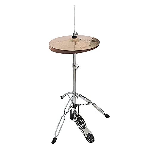 COOBL Professional Foldable HiHat StandControl Style Drum HiHat Cymbal Stand with Pedal Cymbals not included