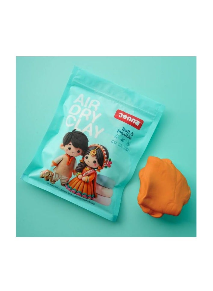Jenna Air Dry Clay – Orange 300g