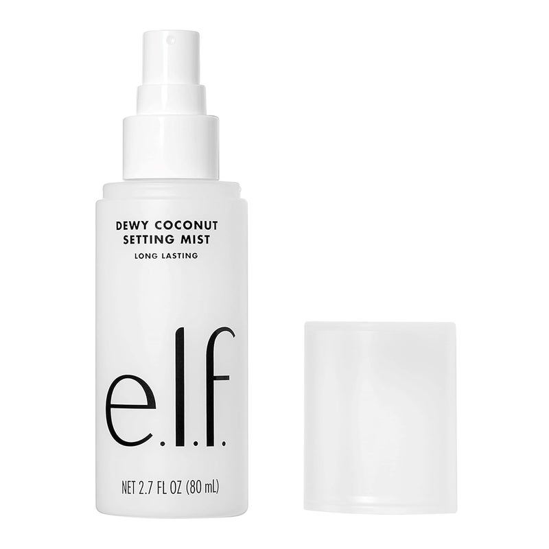 elf Dewy Coconut Setting Mist Makeup Setting Spray For Hydrating Conditioning Skin Infused With Green Tea Vegan CrueltyFree 27 Fl Oz
