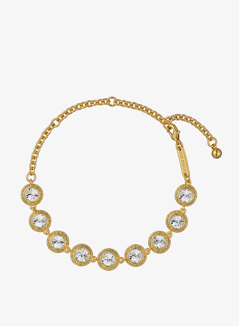 Solace Solitaire Sparkle Crystal Adjustable Bracelet