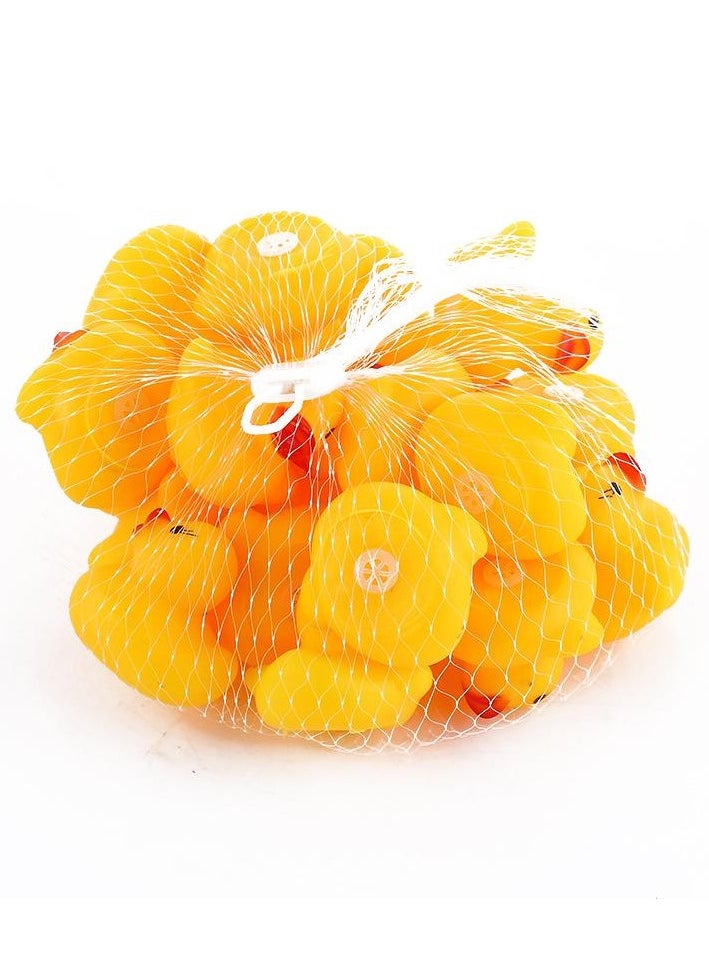 Cool Baby - 20 /Lot Baby Floating Squeaky Rubber Ducks Kids Bath Toys For Children Boys Girls Water Swimming Pool Fun Playing Toy - Image 1