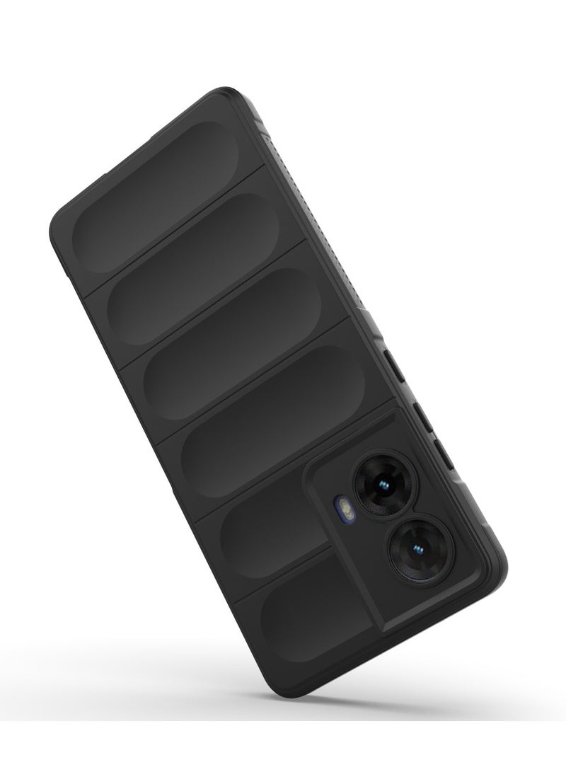 Case For Motorola Moto G85 5G  ,- Brushed Shockproof Protection Cover Durable Anti-Scratch - Case Premium Quality Slip-Resistant With Protection For Camera - Black - Image 4