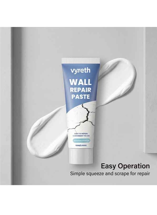 Wall Repair Spackle Kit, Odorless Fast Drying Wall Putty With Scraper Sandpaper Gloves, Fill Holes Cracks For Indoor Wall Refinish - Image 5