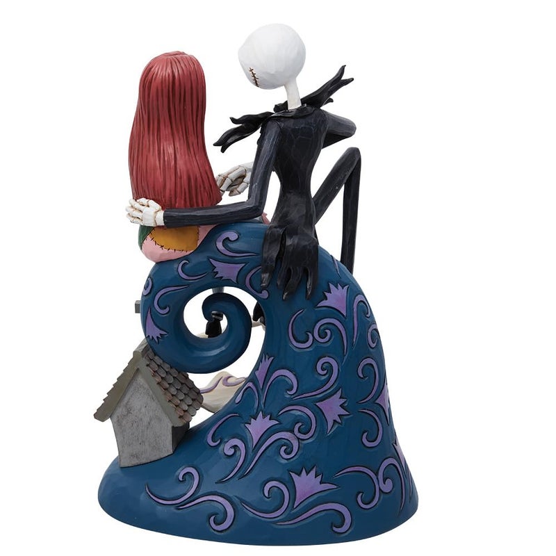 Enesco Enesco Jim Shore Disney Traditions Nightmare Before Christmas Jack  Sally & Zero on Hill - Image 3