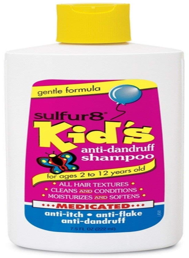 Sulfur8 Kids Medicated Anti Dandruff Shampoo, 7.5 oz (Pack of 4)