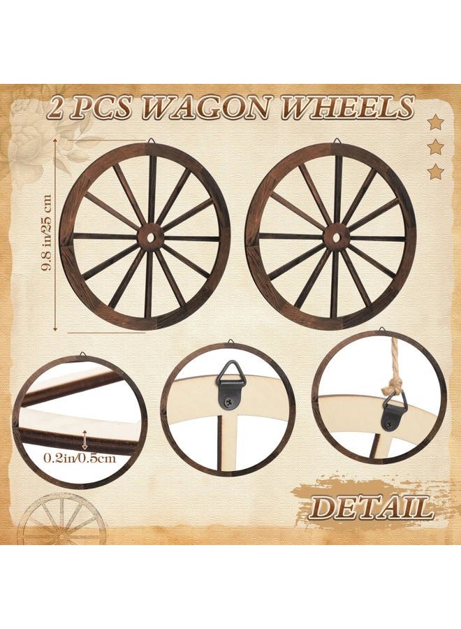 GliCraft 6 Pcs 13 x 9 x 6 Inch Decorative Straw Hay Bale Stack Decoration Set Rustic Wooden Wagon Wheel Natural Hay Bales Boxes for Christmas Nativity Photo Booth Props Birthday Farm Accessories - Image 4