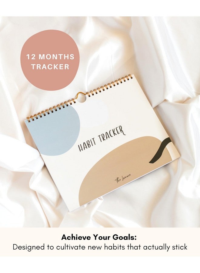 لامير تقويم لامار لتتبع العادات - مجلة عادات ملهمة مع غلاف حلزوني - مجلة يومية لتتبع العادات ولوحة الأهداف - مجلة أهداف تحفيزية - أداة رائعة للإنتاجية والتمرين - Image 2