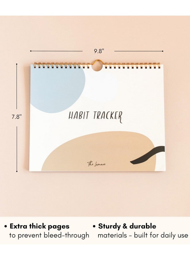 لامير تقويم لامار لتتبع العادات - مجلة عادات ملهمة مع غلاف حلزوني - مجلة يومية لتتبع العادات ولوحة الأهداف - مجلة أهداف تحفيزية - أداة رائعة للإنتاجية والتمرين - Image 5