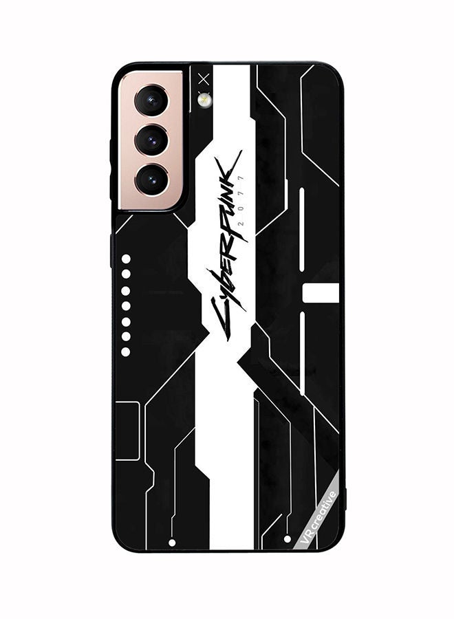 VR CREATIVE Protective Case Cover For Samsung Galaxy S21 5G Cyberpunk Design Multicolour - Image 1