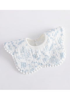 General Three Colors Cotton Gauze Baby Bibs, Breathable Baby Drool Cloths, One-Year-Old Decorative Bibs for Ages 0-1-2  - Image 2