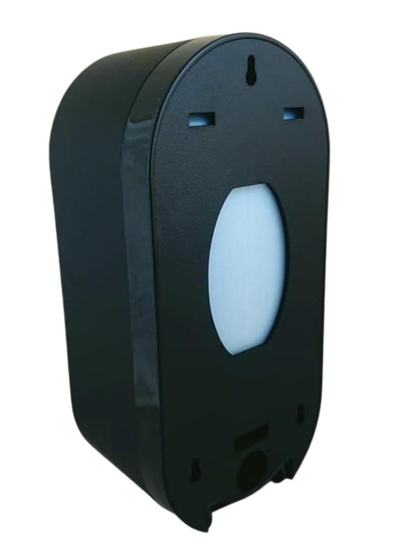 ABS Wall-mounted liquid soap and sanitizer dispenser made of ABS plastic for hand washing in the bathroom and kitchen Black model A3B capacity 400 ml) - Image 2