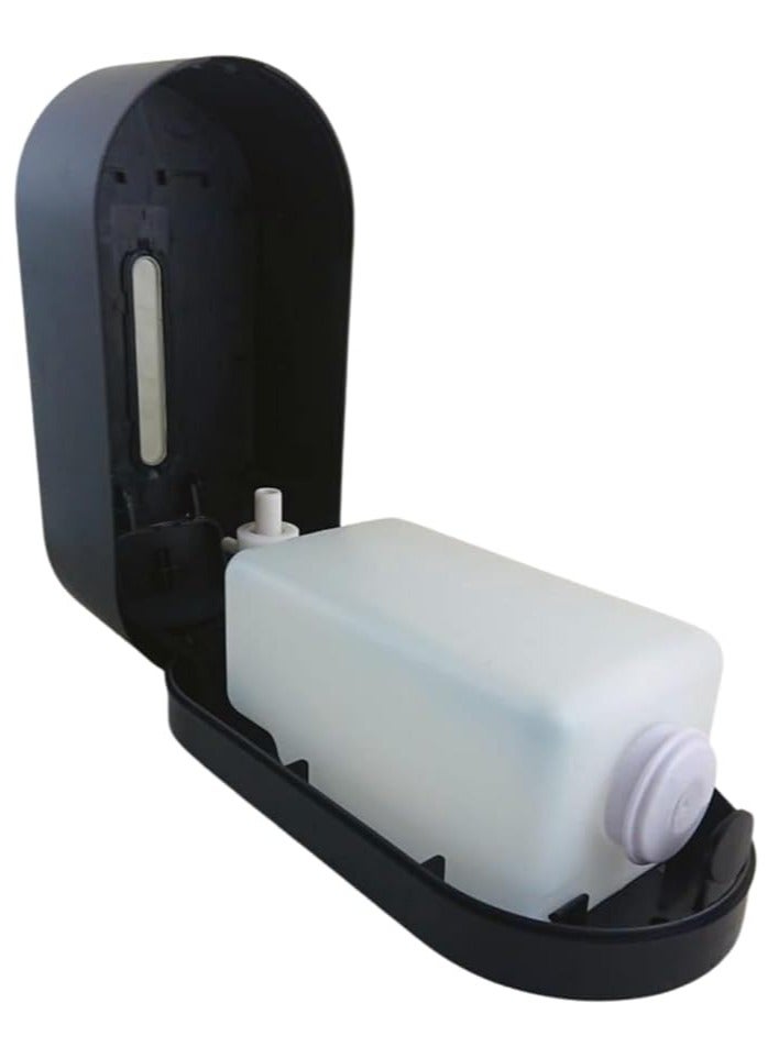 ABS Wall-mounted liquid soap and sanitizer dispenser made of ABS plastic for hand washing in the bathroom and kitchen Black model A3B capacity 400 ml) - Image 3