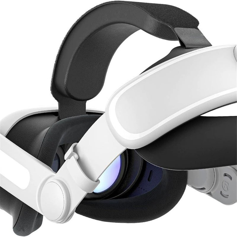 ورقة رأس VR قابلة للتعديل لون أبيض - رأس رفيع التخفيف من الضغط للجلسات الطويلة لعاب الواقع الافتراضي، لمرتدي النظارات - Image 5