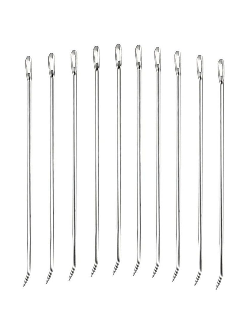 Y&D Roasting Trussing Needles, Meat Needle Stainless Steel Cooking Needles Poultry for Securing Stuffed Turkey, Chicken, Roasts and Rolled Meats Supplies (10 Pieces)  - Image 1