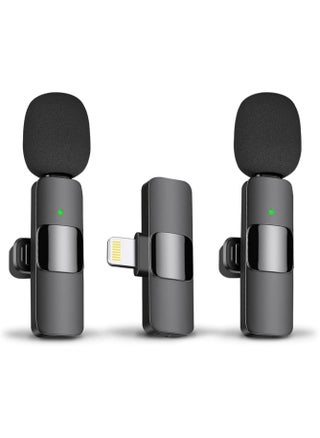Professional Wireless Lavalier Lapel Microphone for iPhone, iPad - Cordless Omnidirectional Condenser Recording Mic for Interview Video Podcast Vlog YouTube - pzsku/ZBCE875ACDB6CD2DF0BFCZ/45/_/1739912549/170a0fd3-afbf-4ebc-b392-53ef3de9ed19