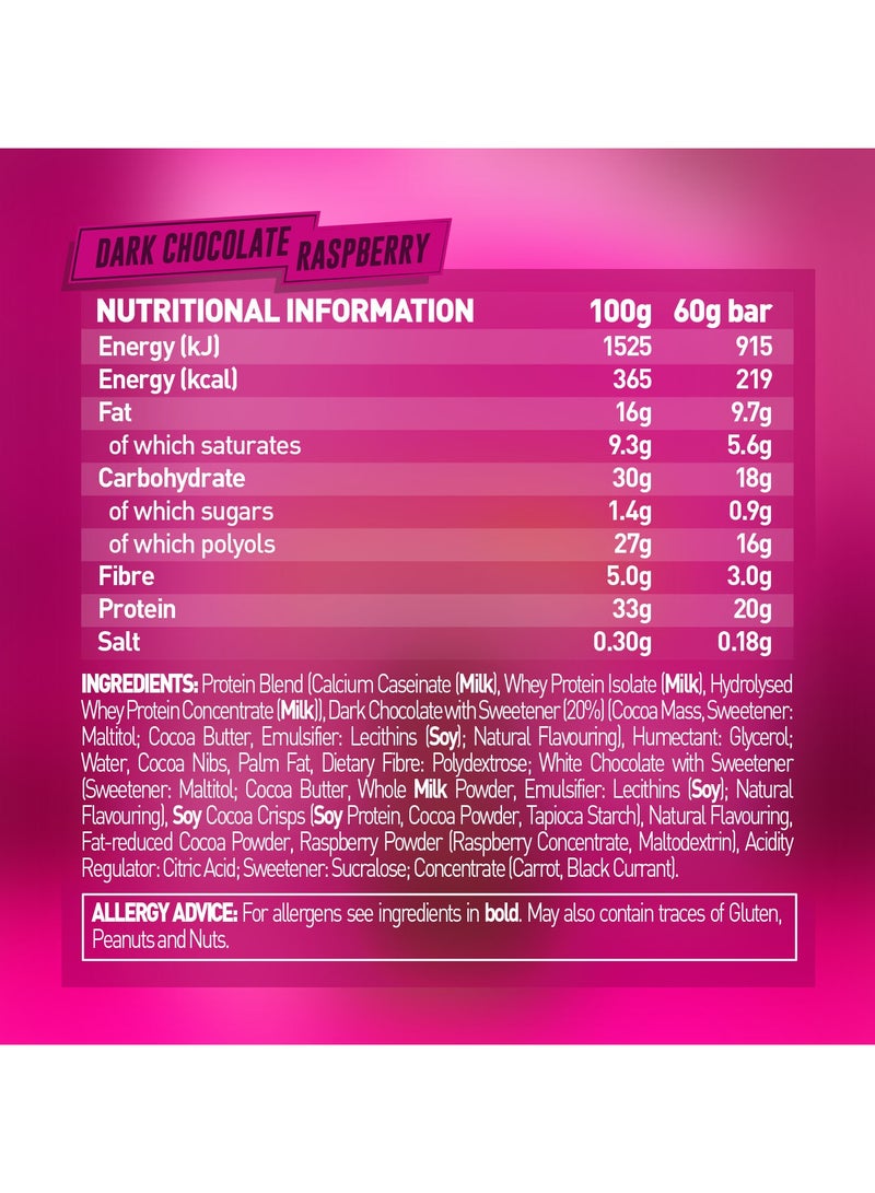 جريناد شوكولاتة داكنة، توت العليق، كارب كيلا، بار عالي البروتين 60جم - Image 2