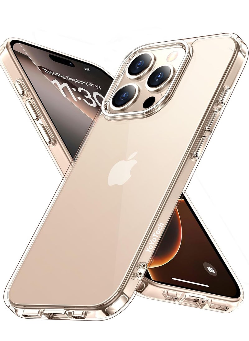 YoYoTech iPhone 16 Pro Case 2024 [6.3 Inches] [Anti-Yellowing] Hard Back Slim Shockproof Bumper Anti-Scratch Zero-Fingerprints Anti-scratch [Strong-Grade Protection] Protection Cover  - Image 1