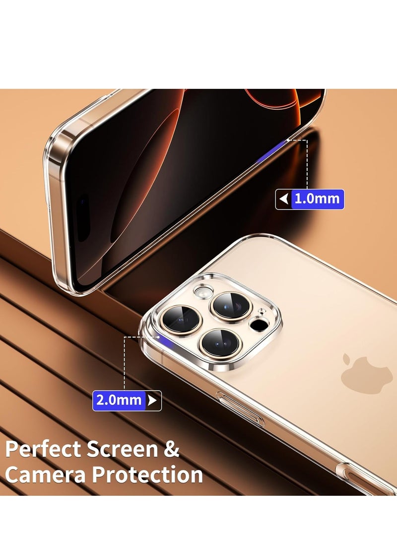 YoYoTech iPhone 16 Pro Case 2024 [6.3 Inches] [Anti-Yellowing] Hard Back Slim Shockproof Bumper Anti-Scratch Zero-Fingerprints Anti-scratch [Strong-Grade Protection] Protection Cover  - Image 2