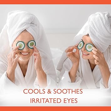 Nuage Cooling Eye Pads Cools Soothes Irritated Eyes Infused with Cucumber Vitamin E Refresh Revive Suitable for Daily Use Relax Pamper 10 Pack - Image 4