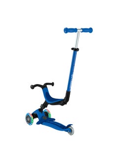 GLOBBER Globber Go Up Active Lights 3-wheel Foldable Kick Scooter in Navy Blue  - Image 5