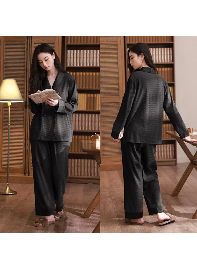 XULEN Xuanliang New Chinese Style Women's Pajamas Spring Autumn Pure Cotton Premium Long Sleeve Winter Thin Homewear Set - Image 2