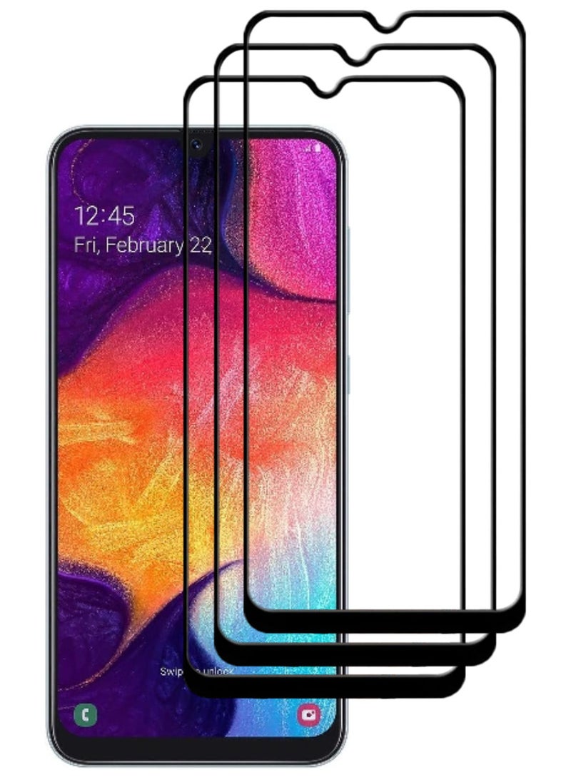 ACLIX 3 Pieces Antistatic ESD Dustproof Premium Quality High Definition Tempered Glass Screen Protector Designed For Samsung Galaxy A50 - Image 1