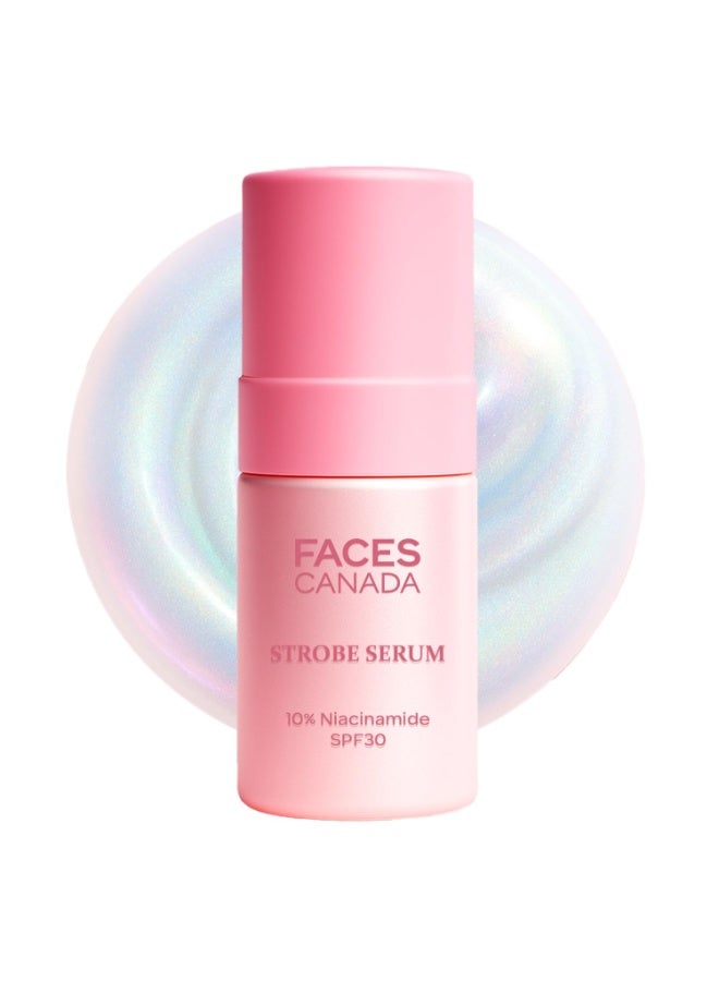 Facescanada سيروم ستروب من فاسيس كندا - 27 مل | سيروم تفتيح + كريم ستروب + واقي شمس SPF 30 | 10% نياسيناميد | يزيل البقع الداكنة وفرط التصبغ | مركب جلو ليفت | توهج فوري - Image 1