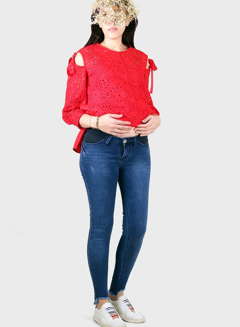 Oh9shop High Waist Jeans