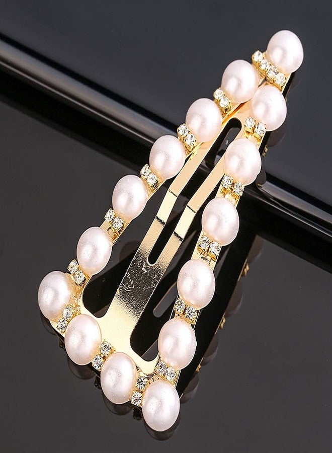 Teensery 20 Pcs Triangle Shaped Metal Snap Hair Clips No Slip Barrettes Hair Accessories for Girls and Women (Gold) - Image 3