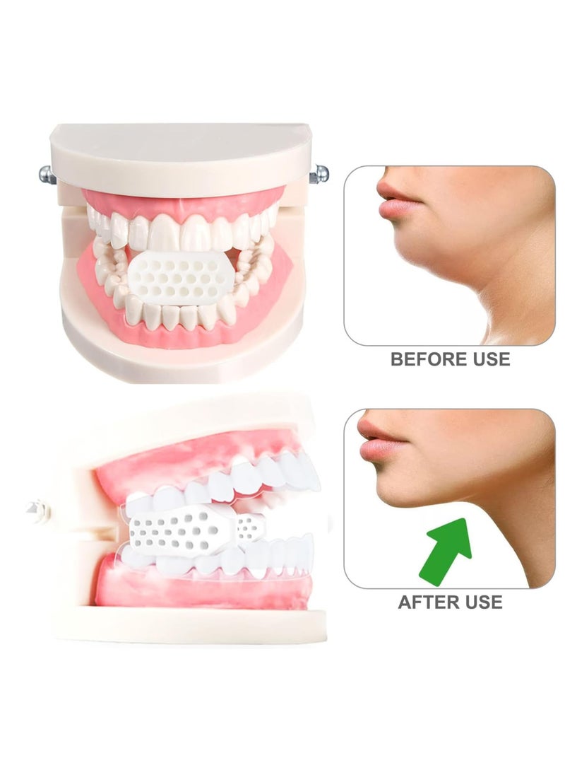 Generic Jawline Exerciser for Man and Woman - 3 Resistance Levels (6 Pcs) BPA Free Silicone Jaw Trainer & Shaper - Gum Tablets for Beginner, Intermediate & Advanced Users  - Image 4