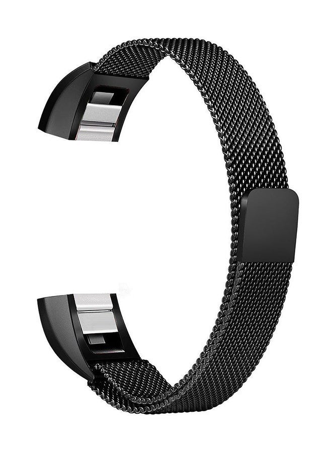 إسكدنيا Replacement Wristband Strap For Fitbit Alta HR Black - Image 1