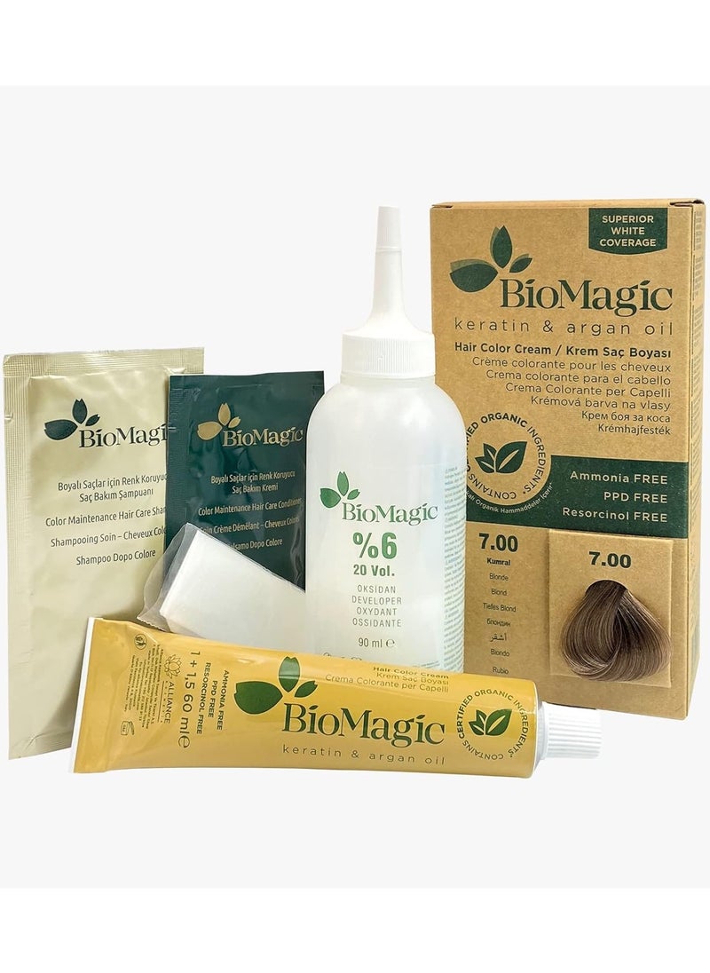 BIOMAGIC BIOMAGIC HAIR COLOR 7/00 BLONDE  - Image 2